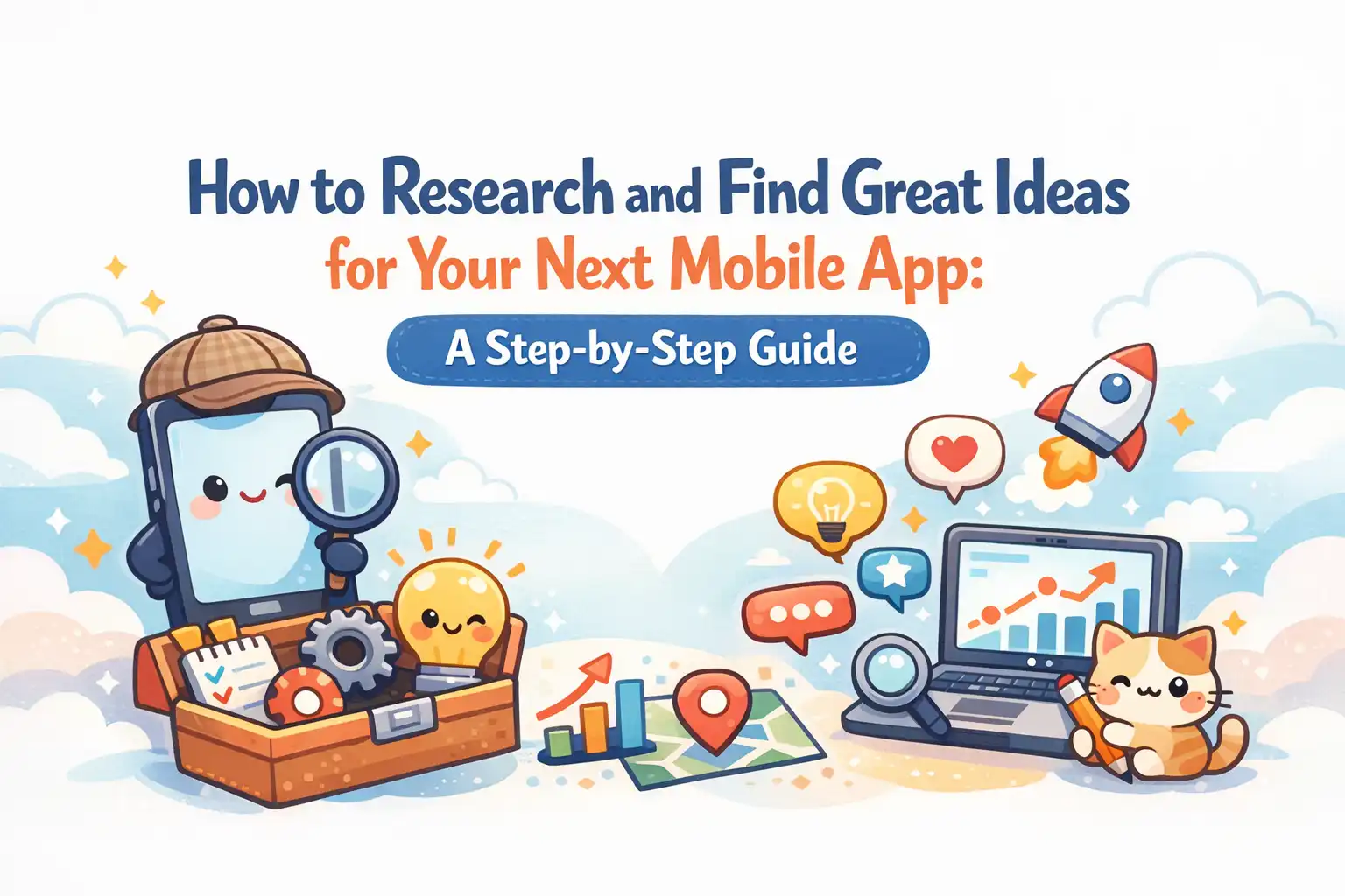 How to Research and Find Great Ideas for Your Next Mobile App: A Step-by-Step Guide