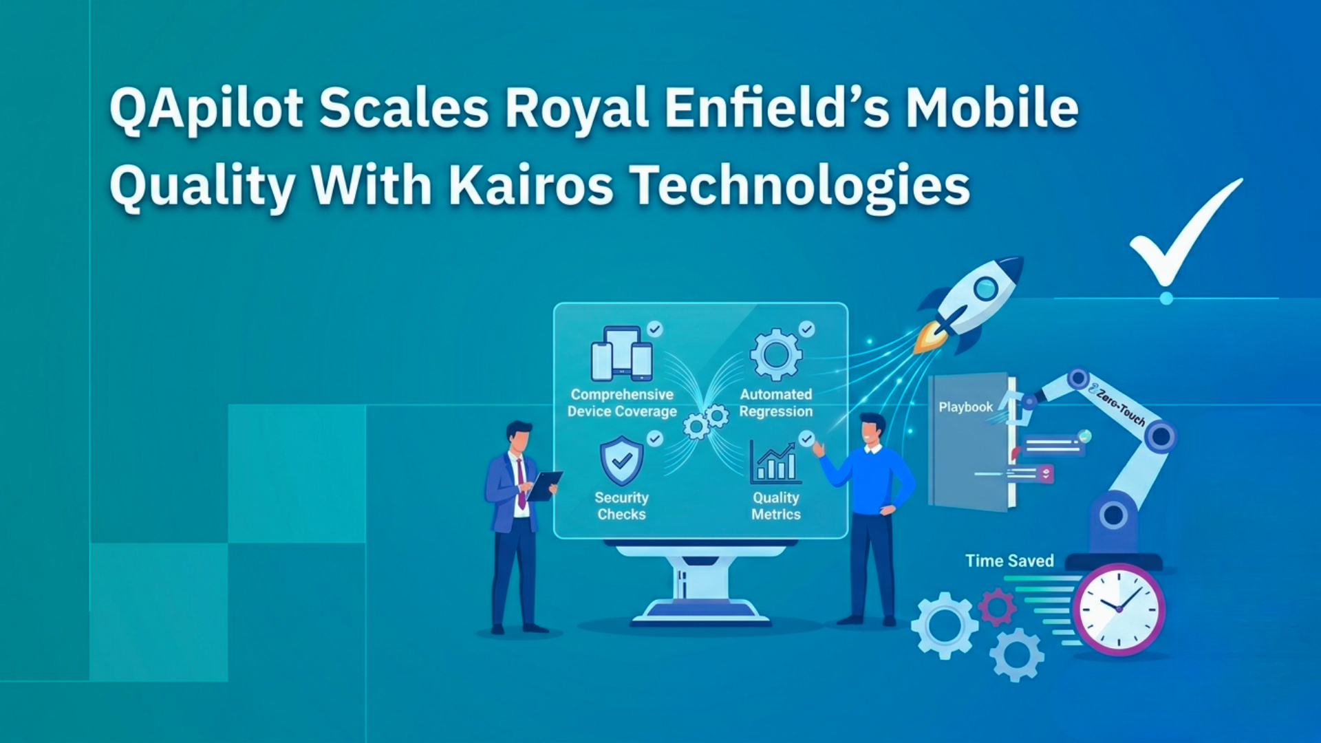 QApilot Scales Royal Enfield's Mobile Quality With Kairos Technologies — QApilot case study